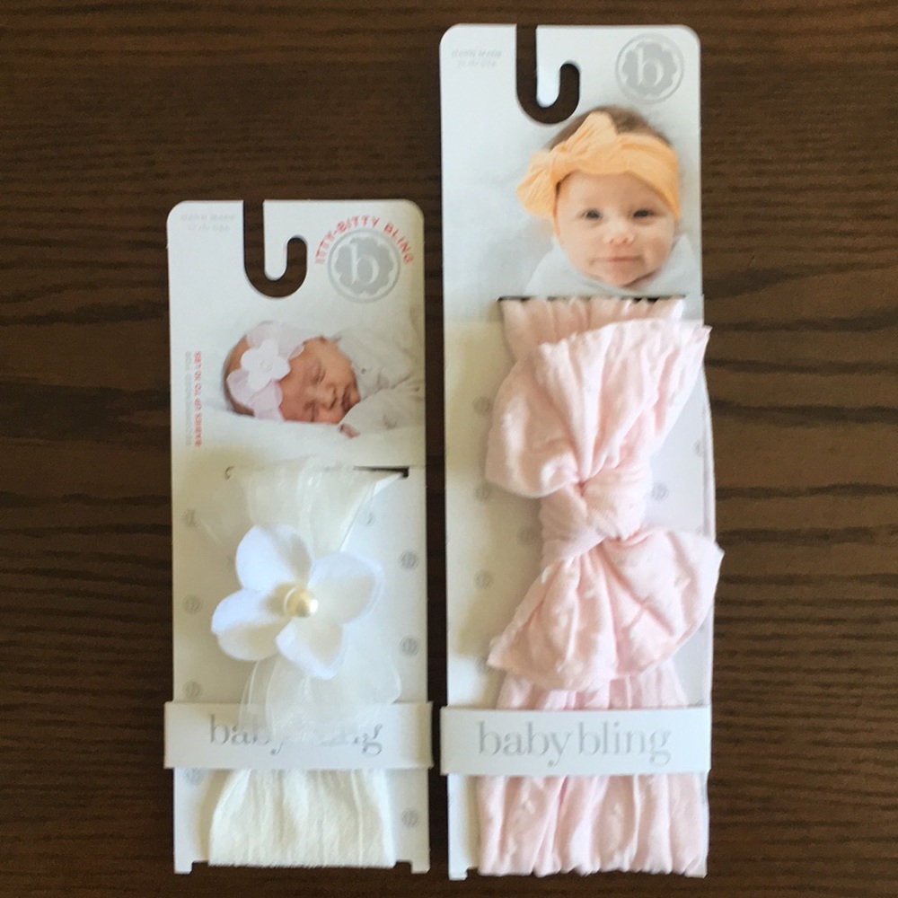 NWT Baby Bling Bows